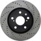 Centric Parts Sport Cross Drilled Brake Rotor, 128.44146L 128.44146L - alternate 1